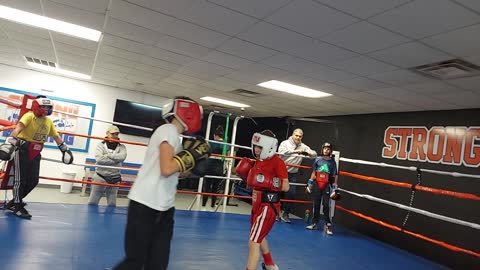 Joey boxing Tino 2/8/22