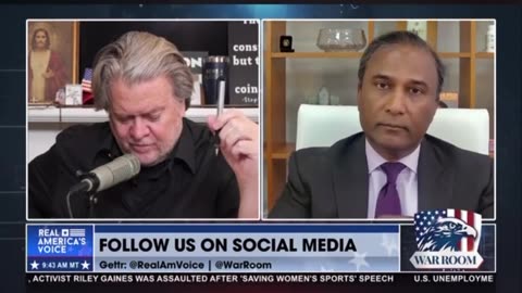 Dr. Shiva Joins Steve Bannon on The War Room to Discuss His Historic Work on the Long Fuse Report