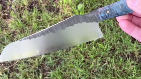 Custom forged Santoku