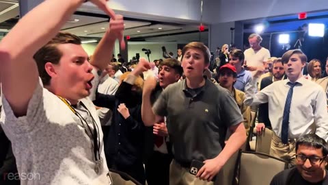 WATCH: Libertarians react to Donald Trump's speech at their convention