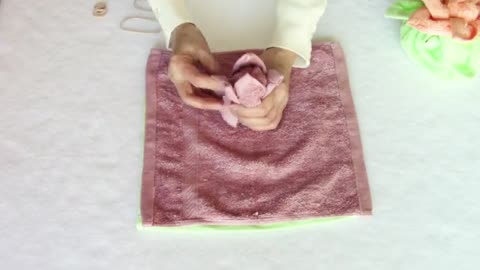 Towel Art Folding - Towel Flowers from Washcloths | Towel Design in Housekeeping |Towel Origami |