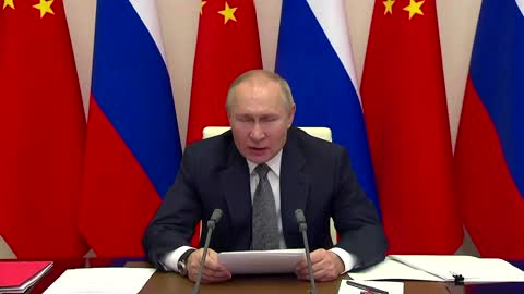 Russia-China relations reach 'breakthrough', Putin says