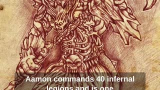 The Demon Aamon Great Marquis Of Hell | Demonology #Shorts | True History