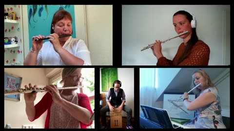 Three flutes and a piccolo - There's always sound (even when the walls are crumbling down)
