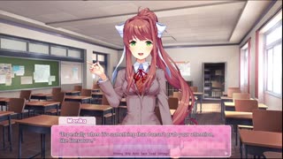 Doki Doki Literature Club ep4_welcome to the club!_w friends and aqua and natsuki