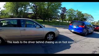 Driver Passes on a Double Yellow