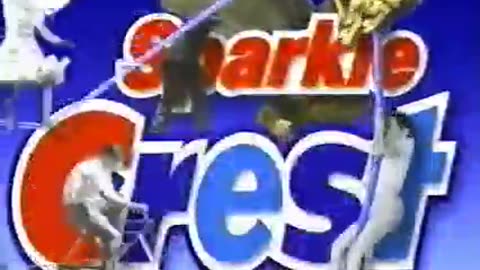 Toothpaste Sparkle crest - Advert