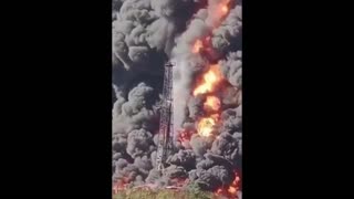 Fires break out at THREE separate Mexico STATE OWNED OIL FACILITIES on the same day