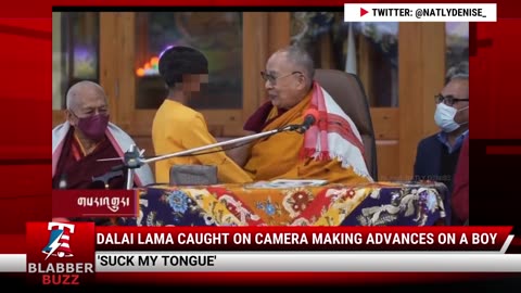 Dalai Lama Caught On Camera Making Advances On A Boy