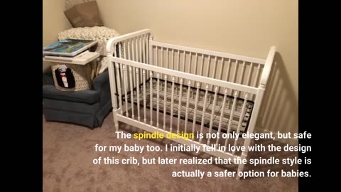Skim Reviews: Namesake Liberty 3-in-1 Convertible Spindle Crib with Toddler Bed Conversion Kit...