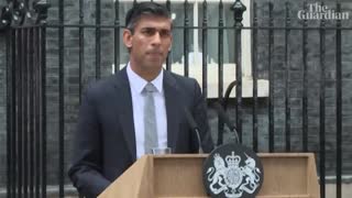 'I am not daunted': Rishi Sunak makes first statement as UK prime minister