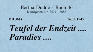 BD 3614 - TEUFEL DER ENDZEIT .... PARADIES ....