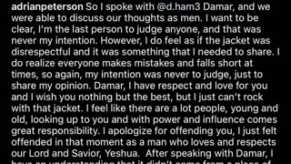 Adrian Peterson CALLS Damar Hamlin _ANTI-CHRIST_