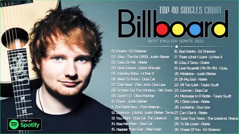 Billboard best english songs 2021