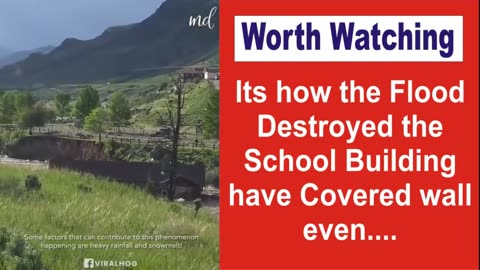 Its How A School Building Was Destroyed During Flood