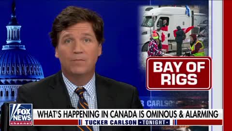 Tucker Carlson On Trudeau Bringing Martial Law To Canada