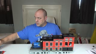Lego 10027 Train Engine Shed WIP