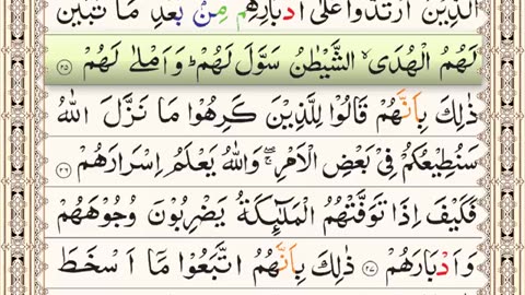 Surah Muhammad (سُوْرَۃ مُحَمَّد) - تلاوة القرآن الكريم - Relaxing Quran Recitation
