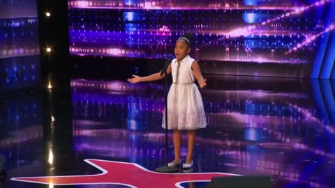 Top 10 Little Girl Singers with BIG Voices on America's Got Talent