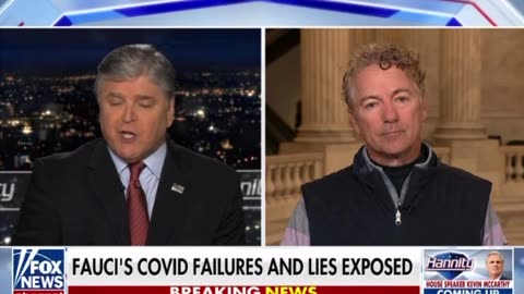 Senator Rand Paul: Gain if Function Funded by American Tax Dollars - Fauci's Lies Exposed