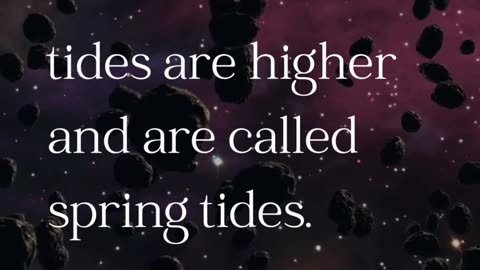 Discover the Moon spring tides #fact #shortsvideos #shorts