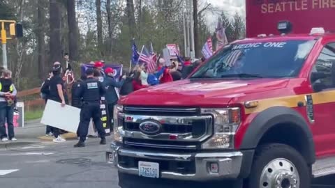 "Let's Go Brandon": Seattle Residents Greet Biden With SAVAGE Chant