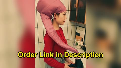 1PC Portable Soft Hair Drying Cap Bonnet Hood Hat Women's Blow Dryer