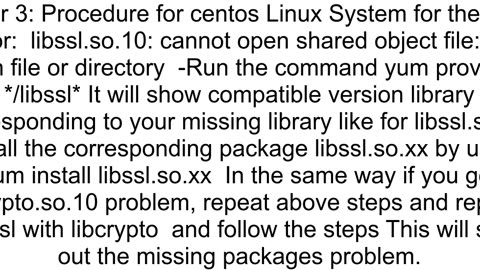libsslso10 cannot open shared object file No such file or directory