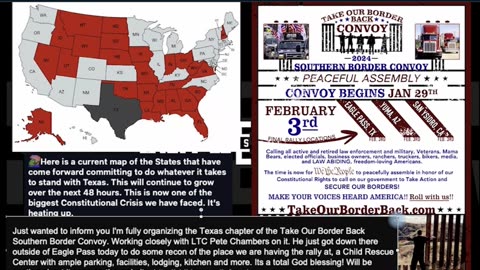 TEXAS call to ACTION! Patriot Truckers SouthBound & Down!