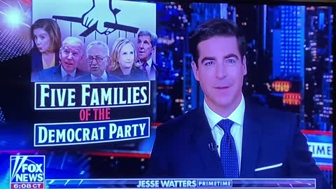 Jesse Waters - 5 Democratic families controlling Political Cash