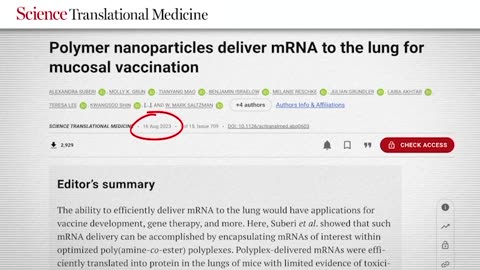 Researchers at Yale University have created a new airborne method of delivery for mRNA vaccines