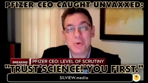 Pfizer CEO Albert Bourla is NOT FULLY VACCINATED