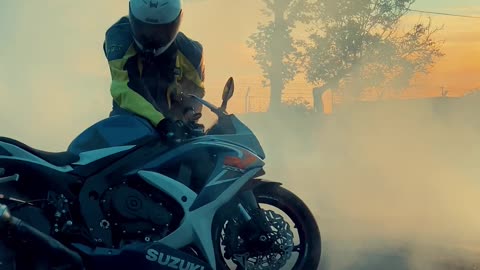 Bike Burnout #Suzuki #Japan #Bike #vancouver