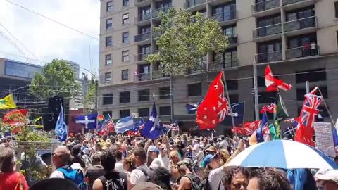 Melbourne Still Rallying Against Jab Mandates