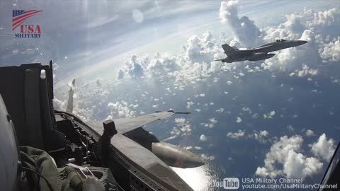 F_A-18E Super Hornets Cool Cockpit Video Aboard USS Ronald Reagan