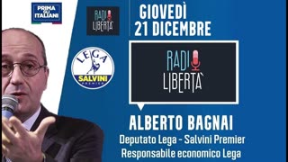 🔴 Intervista all'On. Alberto Bagnai su "Radio Libertà" (21/12/2023).