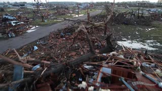 Mississippi after a Violent #Tornado last night. ... Mississippi got leveled 😭😭😭😭