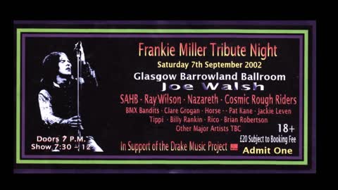 Nazareth - Live in Glasgow, Scotland 2002 (Frankie Miller Tribute)