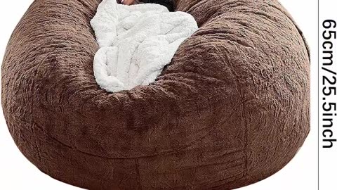 Cozy Up in Style: Large Circular Sponge Ball Sofa for Luxurious Comfort & Stunning Home Decor!