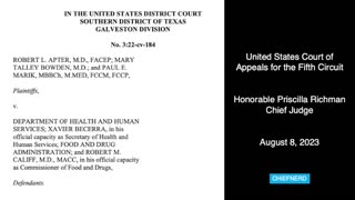 4) FDA Attorney Ashley Cheung Honold Says Even if FDA Statements on Ivermectin Were Partially Misleading, the Agency Is Not Responsible for Doctors Losing Their Jobs