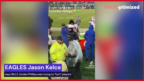 BILLS player PUSHES FAN - Jordan Phillips YELLS at SECURITY - Jason Kelce Comments #bills #nfldrama