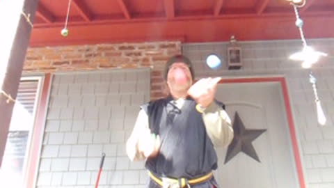 Juggling spheres on a flat earth 1