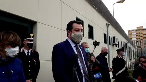 🔴 Dichiarazioni stampa di Matteo Salvini, Palermo 09/01/2021