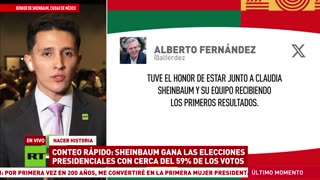 "Vamos a seguir haciendo de México un país soberano", afirma Sheinbaum tras ganar comicios