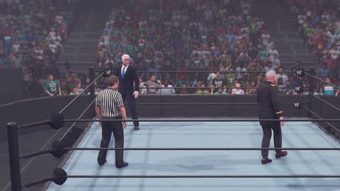 CCP Cena Addresses Crowd in Mandarin | Biden Team Holds Accusations Against Kurt Angle (WWE 2K23)