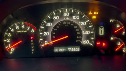 Flashing check engine light