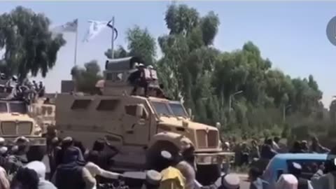 Taliban Parade with American Military Equipment Left Behind In Afghanistan