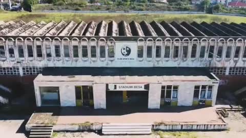 Old Stadium BESA, Kavajë ☺️☺️☺️⚽️🏟⚽️🏟 #stadium #soccer #futbol #dron #drones #dronelife #stadiums