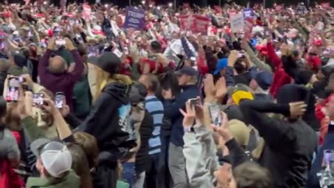 Trump delivers remarks at a Commit to Caucus Rally in Reno, Nevada