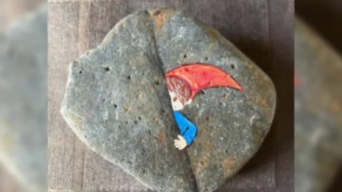 Latest painting ideas on rock and stones for beginners